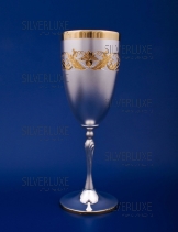 Серебряный бокал для шампанского №50