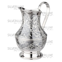 Серебряный кувшин без крышки в исполнении «Эксклюзив» на 1480 мл