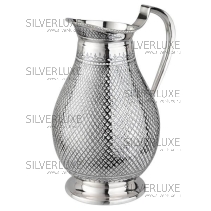 Серебряный кувшин с алмазной огранкой на 1400 мл