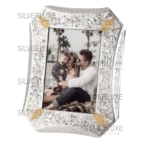 Рамка восьмиугольная с позолеченными вставками 