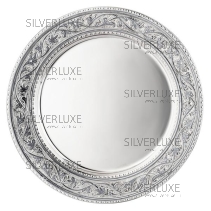 Тарелка большая с чернением