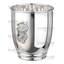 Стакан детский "Котенок" 999 пробы на 150 мл