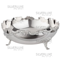 Конфетница из серебра гладкая "Жасмин" (Новинка)