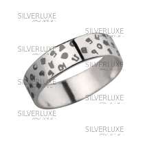 Кольцо серебряное "Любовь"