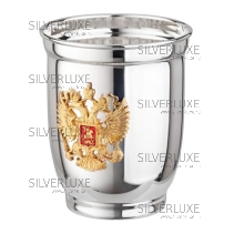 Стакан серия "Россия" 999 пробы на 290 мл 