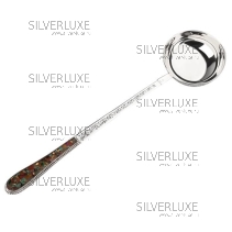 Половник с камнями ручной работы