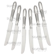 Серебряный набор столовых ножей «Эдем»