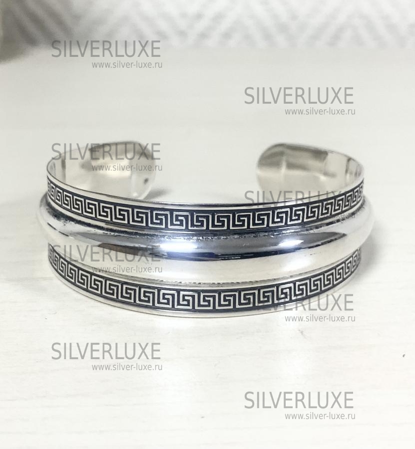Браслет серебряный «Версаче» артикул: 8407 - купить в интернет-магазине Silver Luxe по доступной цене