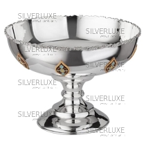 Конфетница гладкая с горячей эмалью!