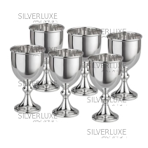 Набор гладких рюмок из 999 пробы на 40 мл