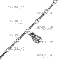 Браслет серебряный "Лепесток 2" 