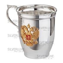 Кружка серия "Россия" 999 пробы на 290 мл