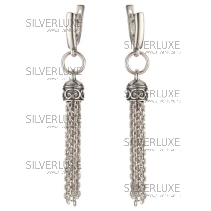 Серьги с этно орнаментом 