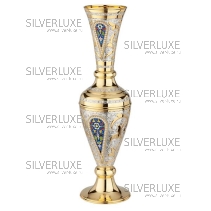 Ваза с позолотой и горячей эмалью! 