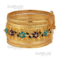 Браслет с горячей эмалью, серия "Богемия 1" (Новинка)