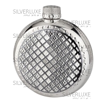 Фляга с чернением и алмазной огранкой на 130 мл (Новинка)