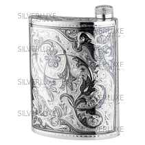 Фляга серебряная на 300 мл (Новинка)
