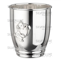 Стакан детский "Мишка с сердцем" 999 пробы на 150 мл (Новинка)