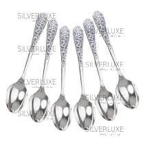 Набор серебряных чайных ложек "Мархарай"