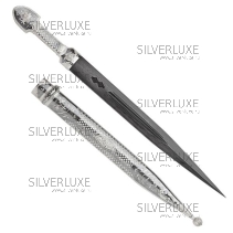 Кинжал с дамасской сталью, орнамент "Чешуя", 49 см 