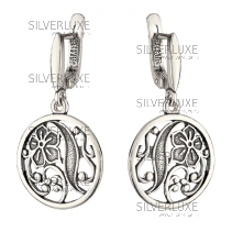 Серьги со сквозными узорами (Новинка)