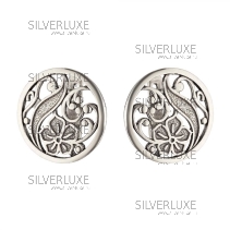 Серьги со сквозными узорами (Новинка)