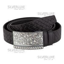 Ремень серебряный "Black series" 