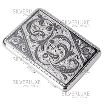 Серебряный портсигар серия «Кубачи»