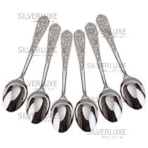 Набор серебряных столовых ложек "Кубачи 1"