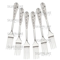 Серебряный набор столовых вилок «Кубачи 1»