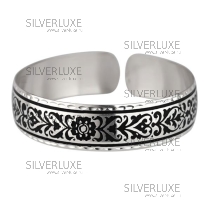 Браслет с холодной черной эмалью (Новинка)