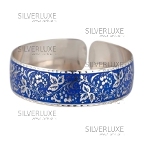 Браслет с синей эмалью (Новинка)