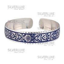 Браслет с синей эмалью (Новинка)