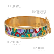 Браслет с цветной горячей эмалью (Новинка)