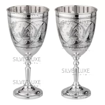 Бокалы "Пара" с чернением на 290 мл 