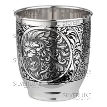 Стакан "Лев" 925 пробы на 200 мл (Новинка)